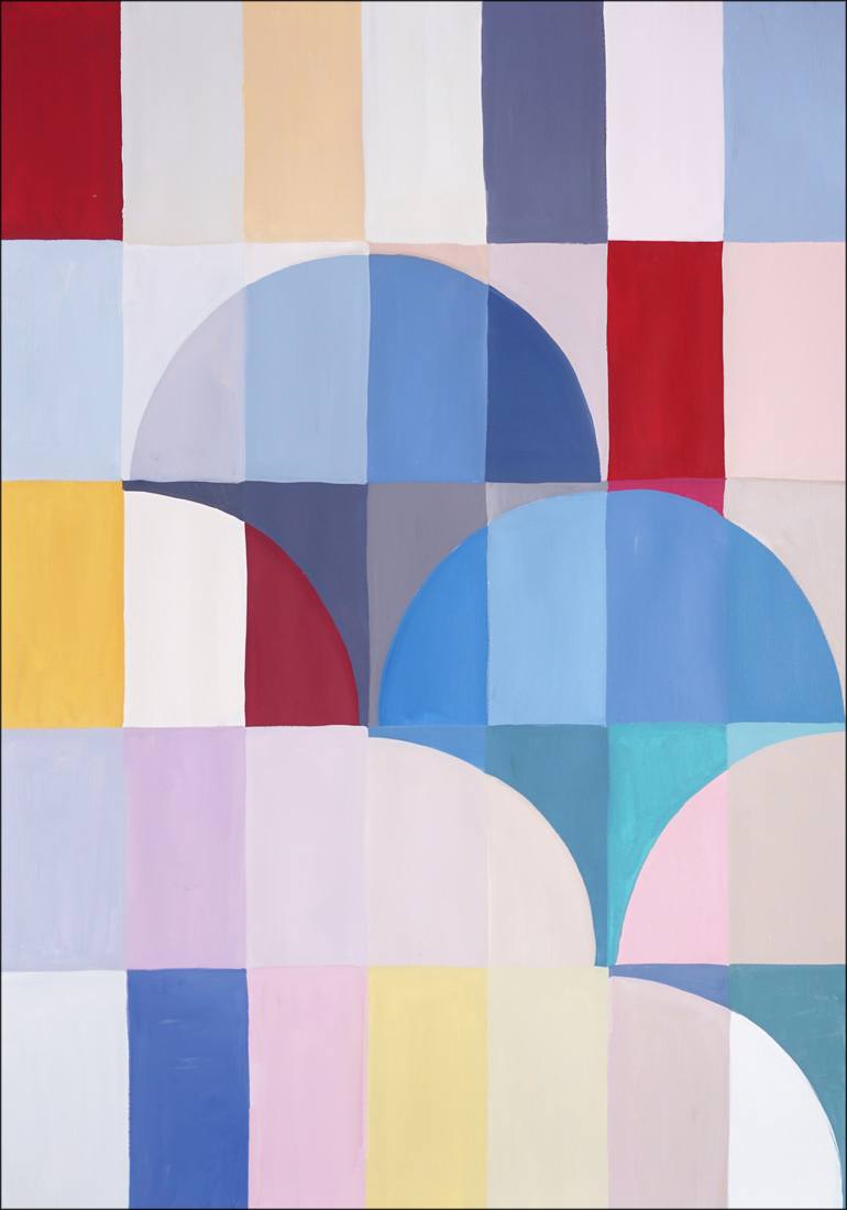 Original Abstract Patterns Painting by Kind Of Cyan