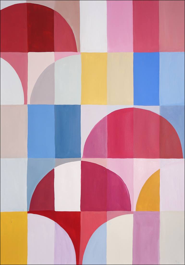 Original Abstract Patterns Painting by Kind Of Cyan