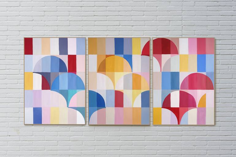 Original Abstract Patterns Painting by Kind Of Cyan