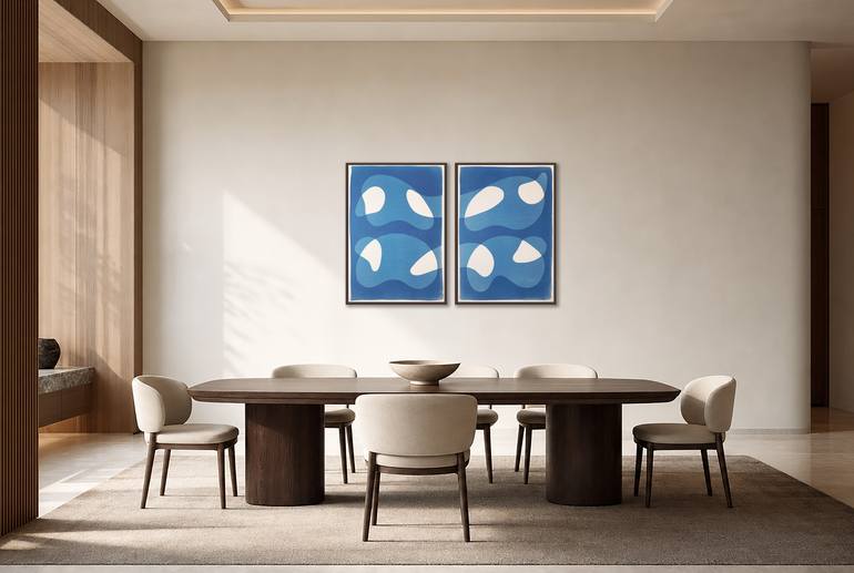 Original Modernism Abstract Printmaking by Kind Of Cyan