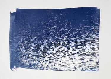 Lake Tahoe Panorama / Cyanotype Print on Watercolor Paper, Limited Edition (50), 100x70 cm thumb