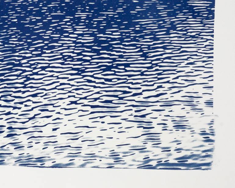 Original Abstract Landscape Printmaking by Kind Of Cyan