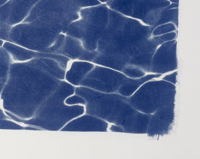 Original Abstract Beach Printmaking by Kind of Cyan