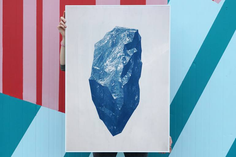 Original Conceptual Patterns Printmaking by Kind Of Cyan