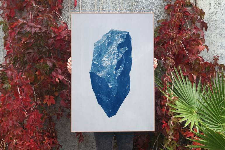 Original Conceptual Patterns Printmaking by Kind Of Cyan