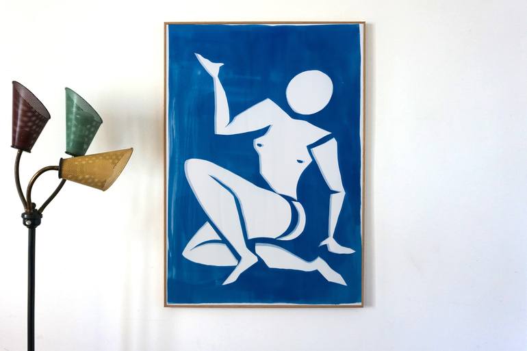 Original Art Deco Body Printmaking by Kind of Cyan