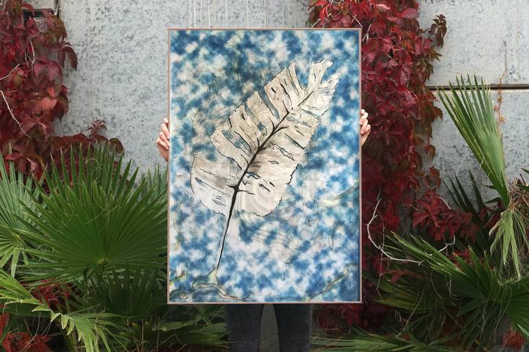 Original Art Deco Botanic Printmaking by Kind of Cyan