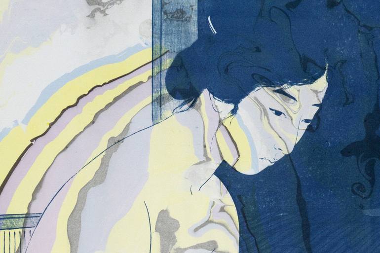 Original Japanese Nude Painting by Kind of Cyan