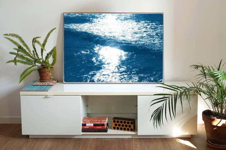 Original Abstract Beach Printmaking by Kind Of Cyan
