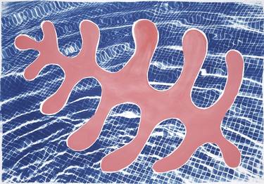 Floating Leaves on Grid Pool thumb