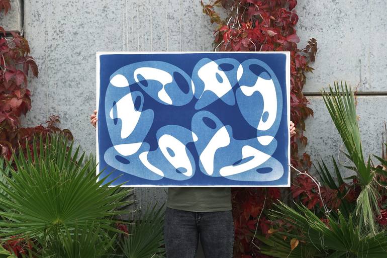 Original Abstract Printmaking by Kind of Cyan