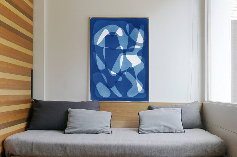 Original Modern Abstract Printmaking by Kind of Cyan