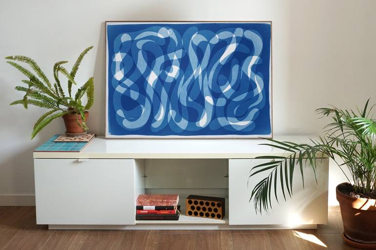 Original Pop Art Abstract Printmaking by Kind of Cyan