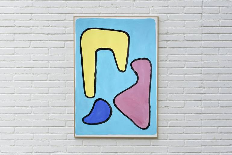 Original Modern Abstract Painting by Kind of Cyan