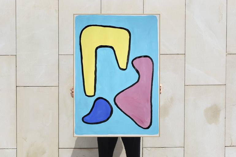 Original Modern Abstract Painting by Kind of Cyan