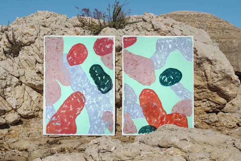 Original Abstract Still Life Painting by Kind Of Cyan