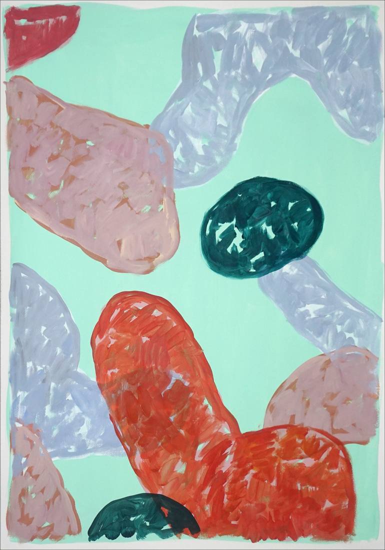 Original Abstract Still Life Painting by Kind Of Cyan