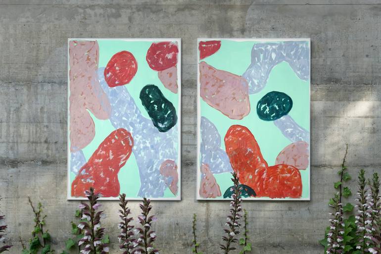Original Abstract Still Life Painting by Kind Of Cyan