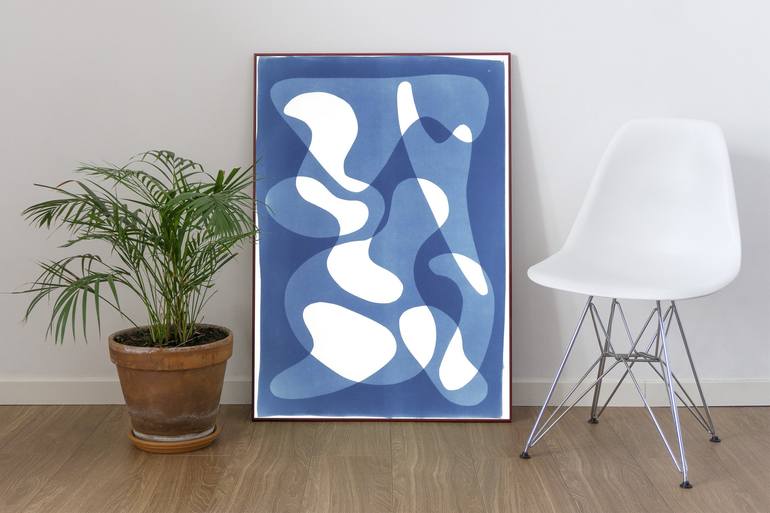 Original Abstract Patterns Printmaking by Kind of Cyan