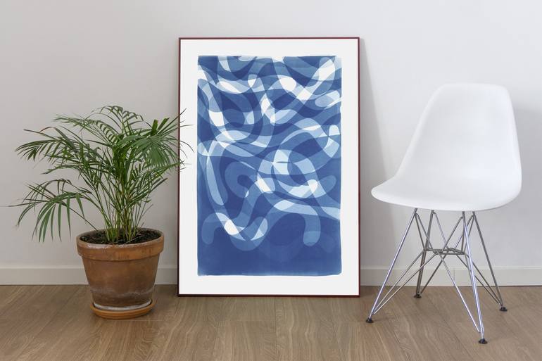 Original Fine Art Abstract Printmaking by Kind of Cyan