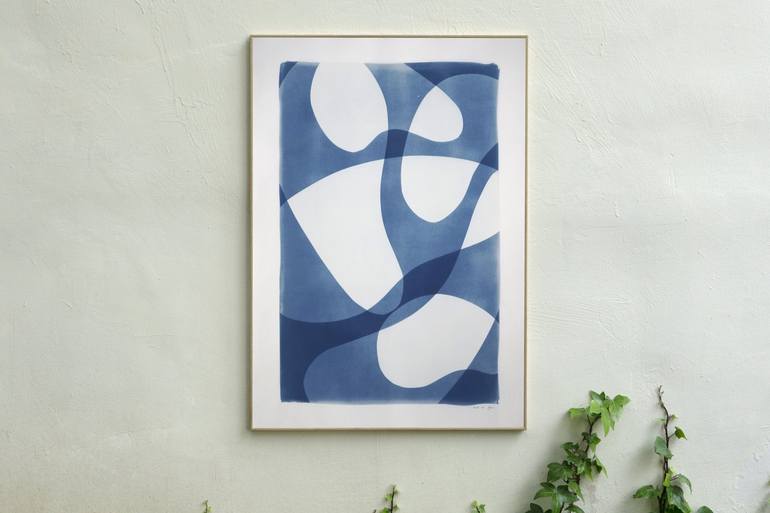 Original Abstract Patterns Printmaking by Kind of Cyan