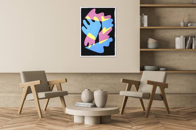 Original Modern Abstract Painting by Kind of Cyan
