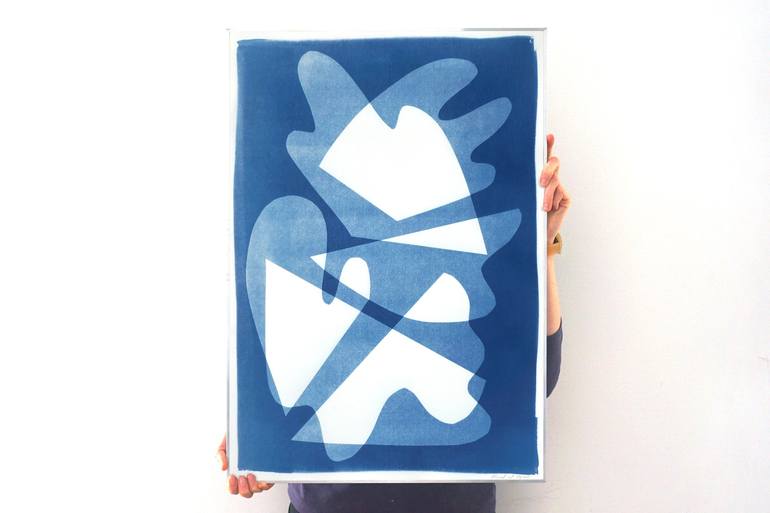 Original Abstract Printmaking by Kind of Cyan