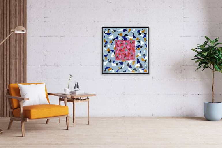 Original Art Deco Patterns Painting by Kind Of Cyan