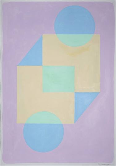 Original Geometric Paintings by Kind of Cyan