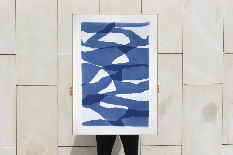 Original Abstract Printmaking by Kind of Cyan