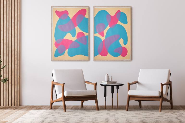 Original Abstract Painting by Kind of Cyan