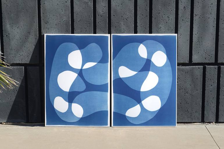 Original Modern Abstract Printmaking by Kind of Cyan