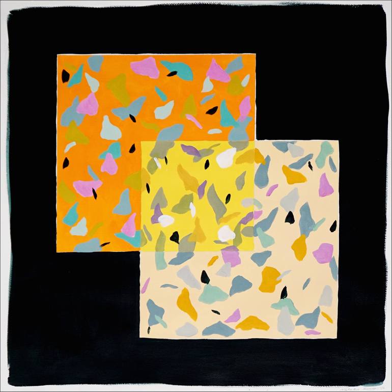 Original Abstract Geometric Paintings by Kind Of Cyan
