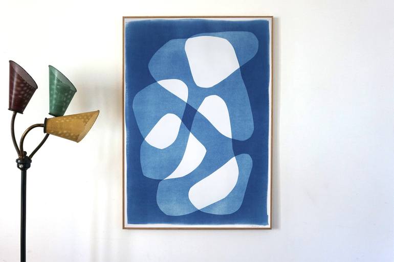 Original Abstract Printmaking by Kind of Cyan