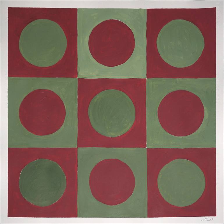 Original Abstract Patterns Paintings by Kind Of Cyan