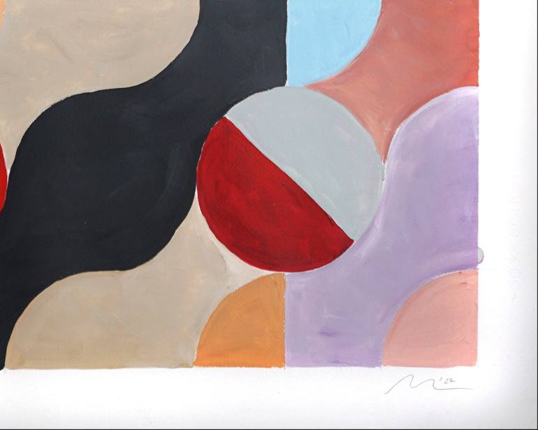 Original Abstract Patterns Painting by Kind Of Cyan