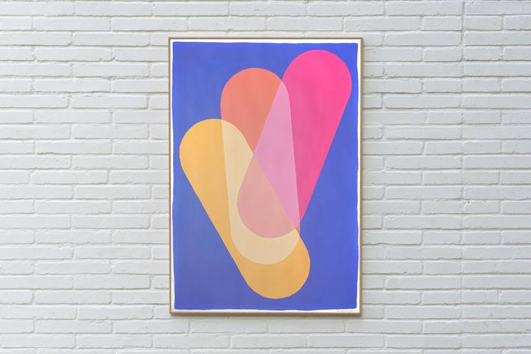 Original Abstract Patterns Painting by Kind Of Cyan