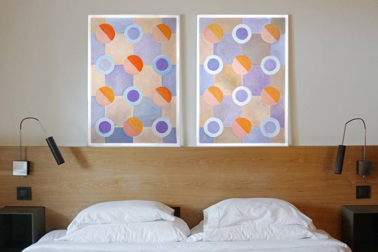 Original Geometric Painting by Kind of Cyan