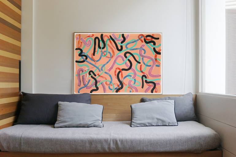 Original Abstract Painting by Kind of Cyan