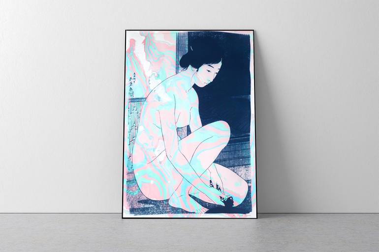 Original Nude Printmaking by Kind of Cyan