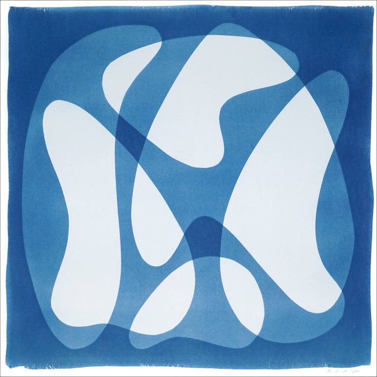 Original Art Deco Abstract Printmaking by Kind Of Cyan