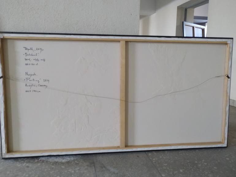 Original Abstract Expressionism Abstract Painting by Nerseh Vanakan