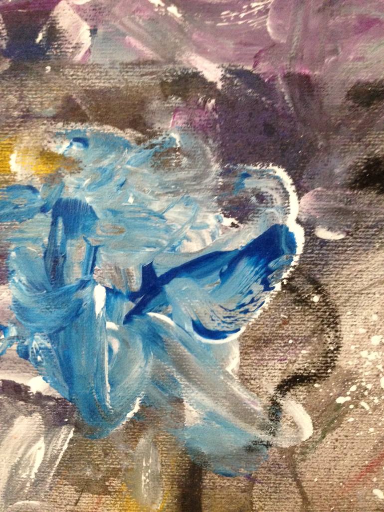 Original Abstract Expressionism Abstract Painting by Elio Quiroga