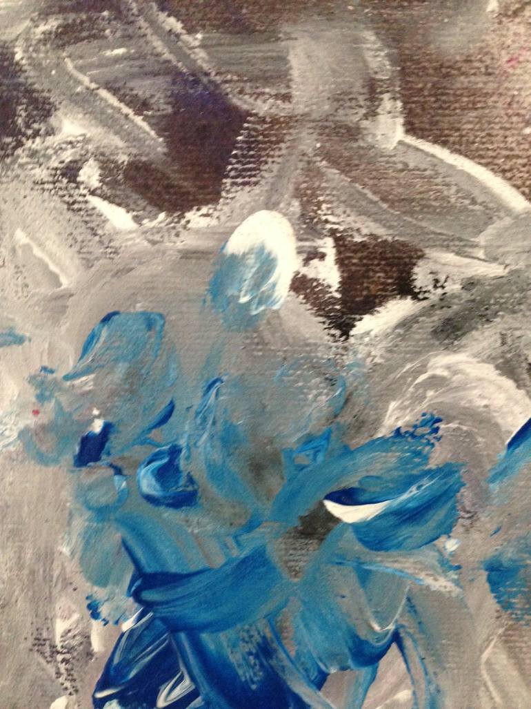 Original Abstract Expressionism Abstract Painting by Elio Quiroga