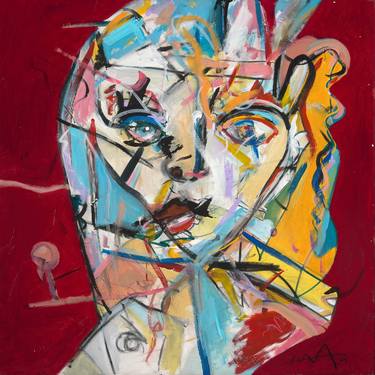 Original Abstract People Painting by Aaafresh Gallery