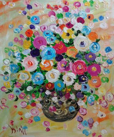 Original Conceptual Floral Paintings by Kirill Sukhanov
