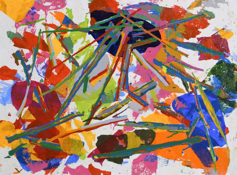 Original Abstract Expressionism Abstract Paintings by Denise Costa