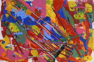Original Abstract Expressionism Abstract Paintings by Denise Costa