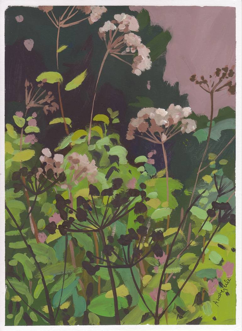 Original Contemporary Botanic Paintings by Urszula Andrejczuk