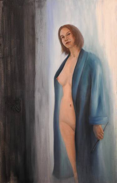 Original Figurative Nude Painting by Olga Tretyak
